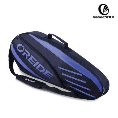 Waterproof Badminton Racket Bag For 3-6 Rackets Single Shoulder Lightweight Portable Tennis Backpack Sports Equipment Men Adults