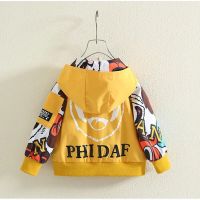 Boys Coat outerwear Jacket Spring and Autumn New Childrens Hooded Windbreaker Fashion Kids Boys Jacket Charge Coat