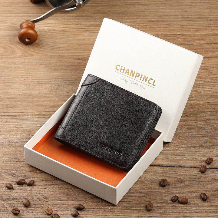 top-genuine-cowhide-leather-amp-vintage-style-chanpincl-brand-mens-wallet-luxury-original-short-tri-fold-first-layer-cowhide-purse-business-horizontal-fashion