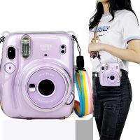 สำหรับ Instax Mini11ใสเคสใส่ของ Pc เคสครอบปกป้องคริสตัลป้องกันรอยขีดข่วนป้องกันการตกหล่นสำหรับ Instax Mini 11