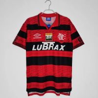 2022 2023 ล่าสุด เสื้อกีฬาแขนสั้น ลายทีมชาติฟุตบอล flamengo 1995 flamengo AAA แห้งเร็ว ไซซ์ S-XXL