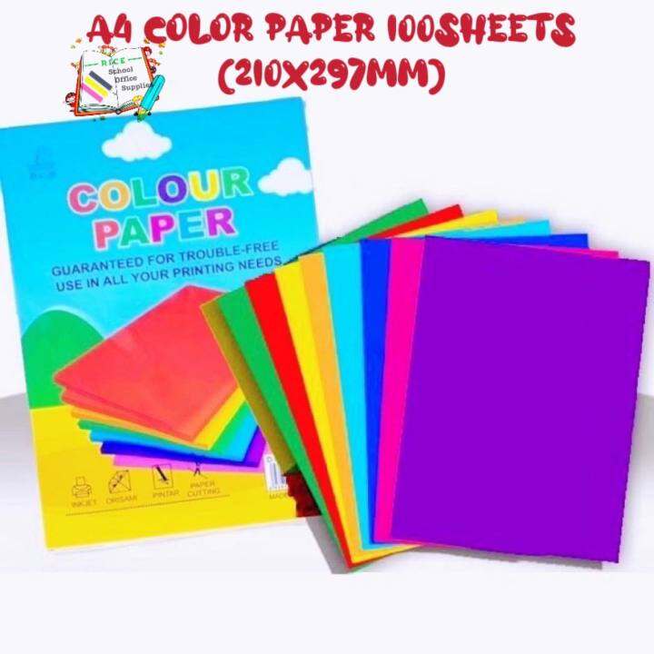 a4-color-paper-100sheets-210x297mm-assorted-color-art-paper-lazada-ph