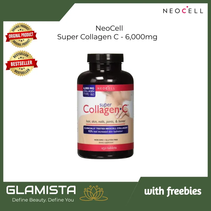 GLAMISTA NeoCell Super Collagen C 6,000mg Collagen Types 1 & 3 Plus