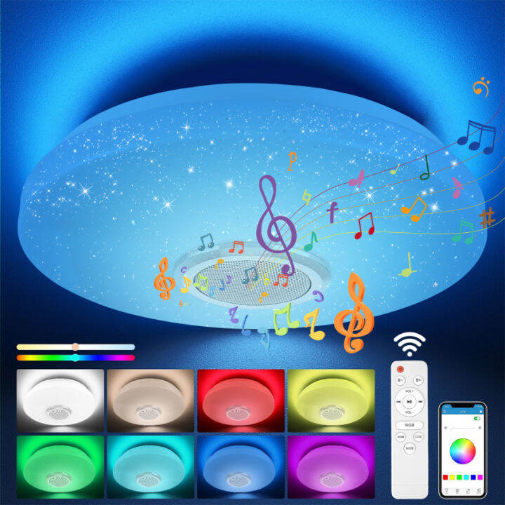 Bathroom Ceiling Light With Bluetooth Speaker | Shelly Lighting