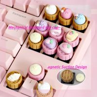 Dim Sum Food keycap Magnetic Suction Design Office Decompression Cute Cherry Mx Esc keycap gift mechanical keyboard keycap