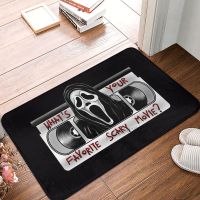 Scream Movie Bath Non-Slip Carpet Record Flannel Mat Welcome Doormat Floor Decoration Rug