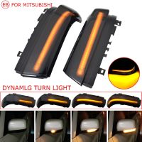 2Pcs LED Dynamic Turn Signal Light Side Mirror Blinker Arrow Sequential Repeater For Mitsubishi Pajero V73 V77 V93 V97 2006-2019