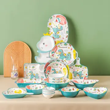 Ceramic top childrens dinnerware