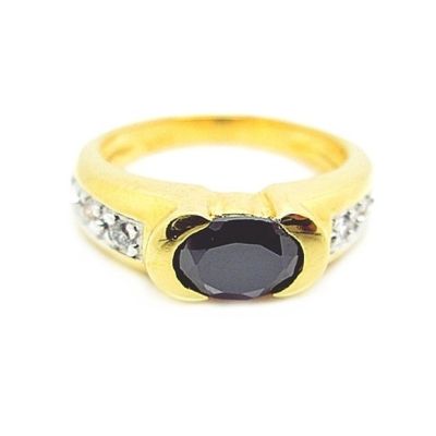 แหวนนิลผู้หญิง แหวนนิำ ประดับเพชร ชุบทอง แหวนทองผู้หญิง แหวนชุบทองไม่ลอก บริการเก็บเงินปลายทาง