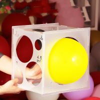 11Holes 2-10Inch Balloon Sizer Box Collapsible Balloons Measurement Tool For Balloon Decorations Balloon Arches Balloon Columns Balloons