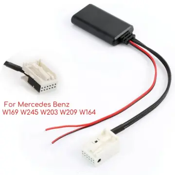 Wirelesso Car Bluetooth 5.0 Module,AUX Microphone Cable Adapter,Radio  Stereo Module for W169 W245 W203 W209