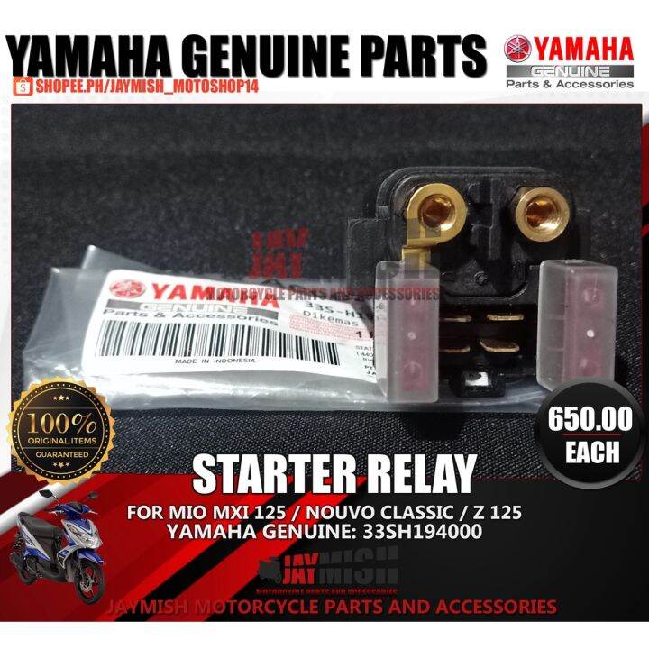 durable Yamaha Starter Relay for Mio MXi 125 / MX Carb 125 / Nouvo