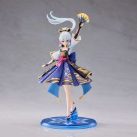 Genshin Kamisato Ayaka Figure Dancing Fan Decoration Model