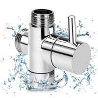 ◑ Shower water segregator shower shower faucet tee water valve switch 2 joint converter