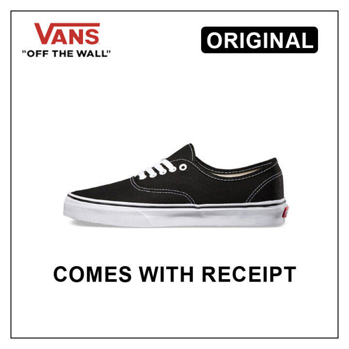 AUTHENTIC SHOES VANS AUTHENTIC SNEAKERS VN000EE3BLK WARRANTY 5 YEARS