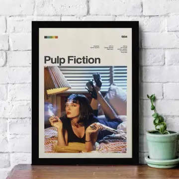 Pulp Fiction Classic Movie Quentin Tarantino Vintage Art Painting Funny  Canvas Painting Poster Pictures for Bedroom