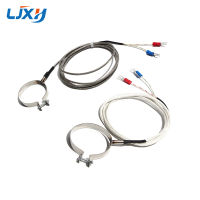 LJXH Coil Type Thermocouple K Temperature Sensor Clamp-Type Thermoelectrode 1 ~ 5M Metal Shield Wire เครื่องฉีดอุปกรณ์เสริม