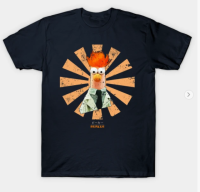 classic Beaker Retro Japanese Muppets T-Shirt Mens 100% Cotton Round Neck Short Sleeve T-Shirt