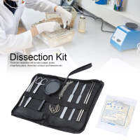 Dissection Kit Scalpel Probe แว่นขยายผ่ากรรไกรเครื่องมือแหนบ