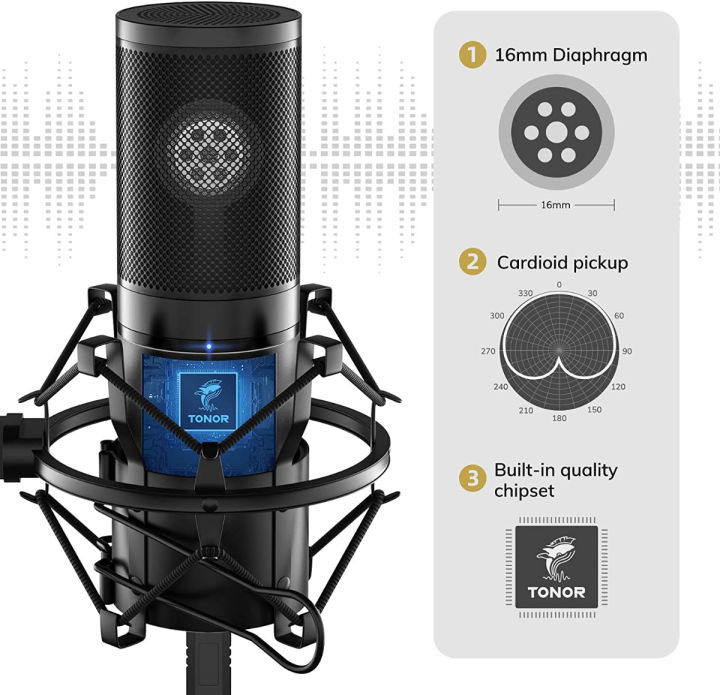 tonor-usb-microphone-kit-streaming-podcast-pc-condenser-computer-mic-for-gaming-youtube-video-recording-music-voice-over-studio-mic-bundle-with-adjustment-arm-stand-q9