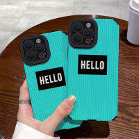 เคสโทรศัพท์ลาย Hello Label ภาษาอังกฤษเนื้อหนังสำหรับ iPhone 14/13/12/11 Pro Max 12 13 Mini 6 6S 7 8 Plus X XR XS Max เคสด้านหลังแบบนิ่มกันกระแทกแฟชั่นที่สร้างสรรค์ฝาครอบโทรศัพท์พร้อมด้วยฝาครอบป้องกันกล้องเลนส์คลุมทั้งหมด