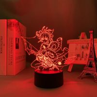 ►◐ 3d Led Lamp Yoimiya Genshin Impact for Kids Bedroom Decoration Child Birthday Gift Room Decor Genshin Impact Led Light Bedside