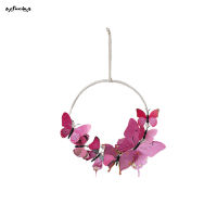 SUC Simulation Butterfly Wall Ornaments Handmade Wind Chimes Hanging Crafts For Home Living Room Bedroom Decoration