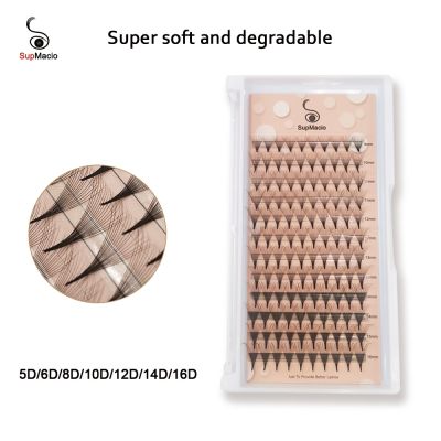 tdfj 16d Premade Volume Fans 14d 12d 10d C/D Curl Russian Pre-made 8-16mm Individual Lashes Extension