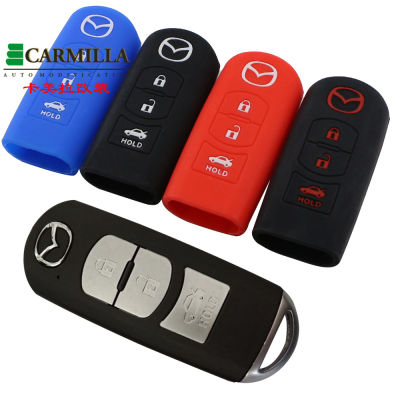 ซิลิโคนรถ Remote Key Fob สำหรับมาสด้า2 3 5 6 CX-3 CX-5 CX-7 CX-9 CX8ความเร็ว Miata MX5 2016 2017 2018