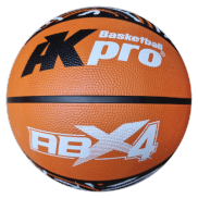 Bóng rổ cao su AKpro ABX4 - Màu Cam