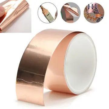 65FT Double Conductive Copper Foil Tape EMI ShieldingConductiveTape  Multipurpose 