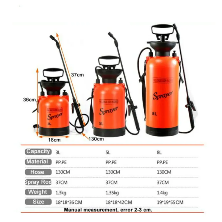 5L watering spray bottle Lazada PH