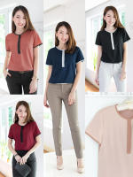 Narinari : NT2250 Popover Placket Blouse