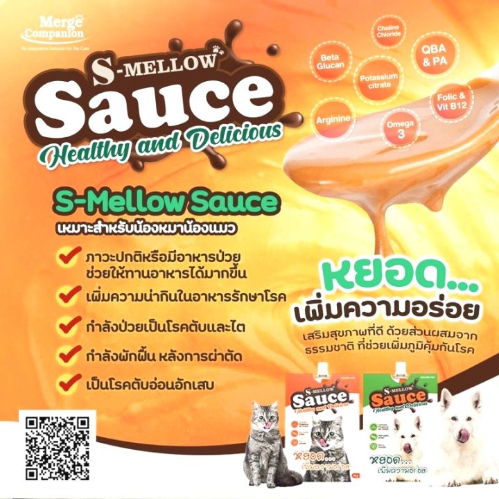 42pets-s-mellow-sauce-ช่วยเสริมสร้างภูมิ-และ-เพิ่มความอยากอาหาร-รสปลาทูน่าและแกะ-70-กรัม-เอสเมลโลว์-ซอส