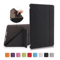 เคสสำหรับ iPad 9.7 Gen5/6 / Air1 Air2 สำหรับiPad2/3/4 Mini1/2/3/4/5/6 Mini6 สามารถพับสามเหลี่ยม เคสซิลิโคนนิ่มอย่างดี