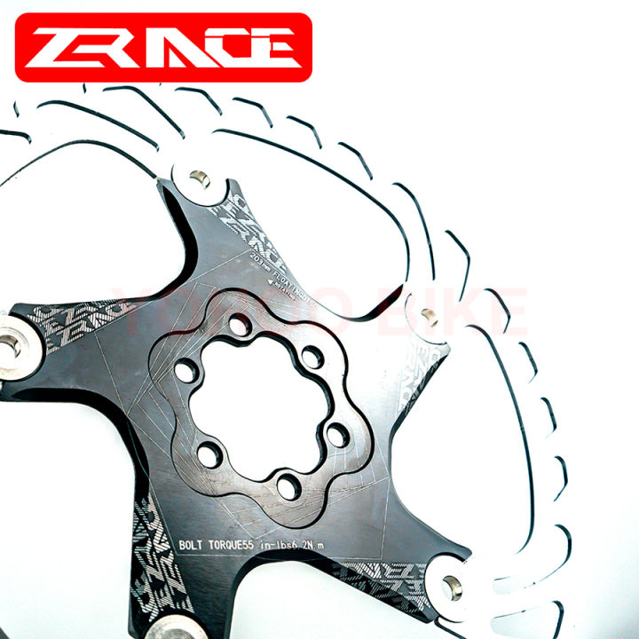 zrace-จักรยานดิสก์เบรก-mtb-จักรยานถนนเบรกโรเตอร์กระจายความร้อนที่แข็งแกร่งลอยโรเตอร์140มิลลิเมตร160มิลลิเมตร180มิลลิเมตร203มิลลิเมตร