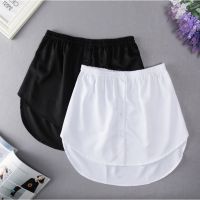 Black Skirt Spring Shirt Skirt Women Fake Hem Sweater Casual Korean Style Bottom Skirt Sweater Bottom Fake Shirt Buttock Skirt