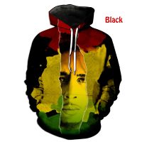 New Fashion Mens Rapper Rap B-Bob Marleys Funny 3D Print Casual Sweatshirt Hoodies Custom Made Clothing Plus Size