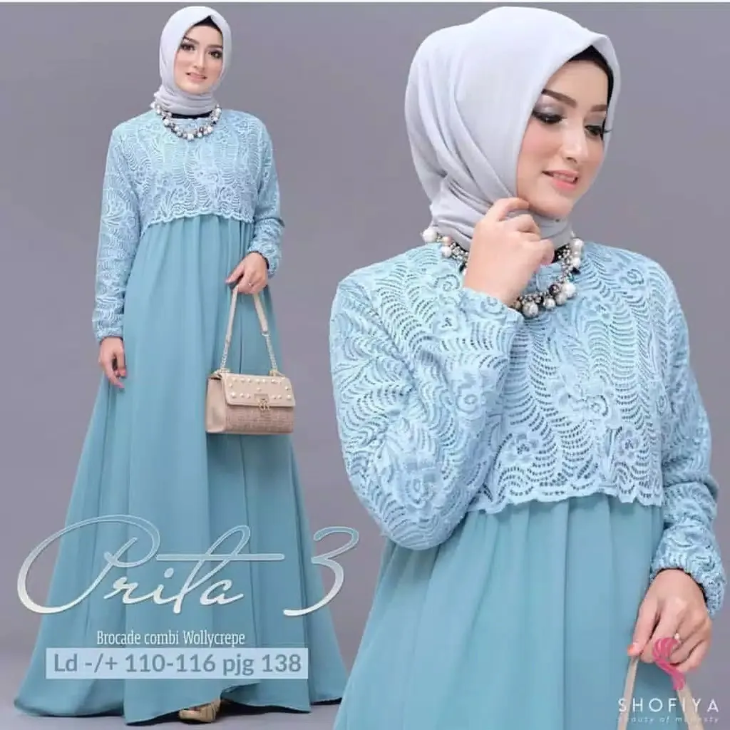 Vol 2 Prita Gamis Brukat Kondangan Acara Formal Gamis Untuk Acara Pernikahan Gamis Pesta Gamis Brukat Model Terbaru Kekinian Murah Kutu Baru Lazada Indonesia