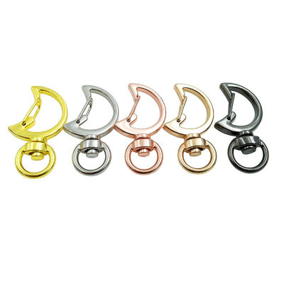 Flat Ring Small And Convenient Alloy Waist Buckle Light Keyring Hanging Metal Key Chain Accessories