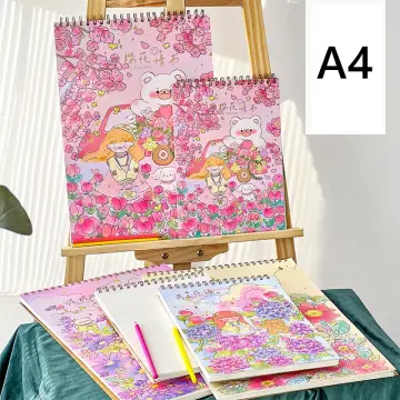 A4/A5 50 Sheets of Thickened Paper Sketchbook Student Art Painting