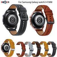 ✣✒☒ 20mm skórzany pasek do Samsung Galaxy Watch3 41MM sport wodoodporny zamiennik zespół moda inteligentny zegarek bransoletka nadgarstek