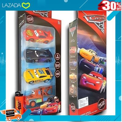 [ ผลิตจากวัสดุคุณภาพดี Kids Toy ] Cars 4คันเหล็ก Season 3 .เหมาะเป็นของฝากของขวัญได้ Gift Kids Toy.