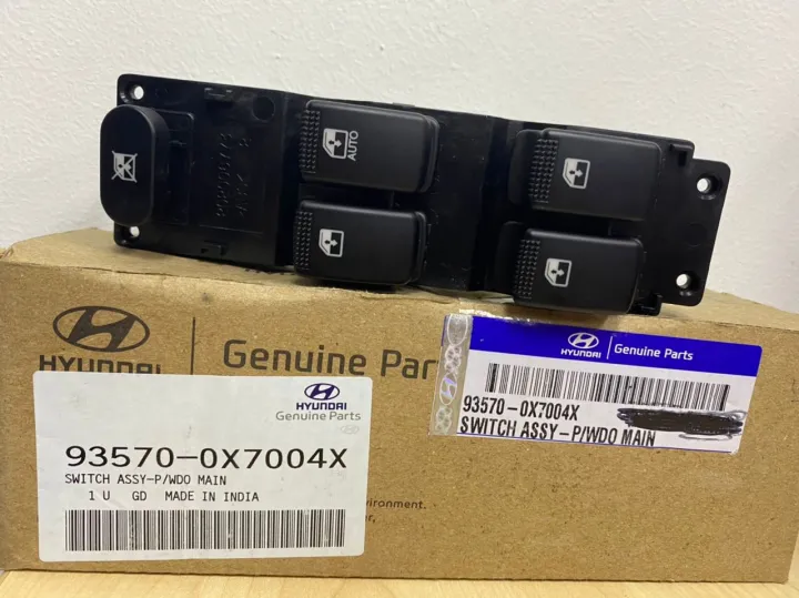 POWER WINDOW MAIN SWITCH GENUINE PART (ORIGINAL) [93570-0X700 4X ...