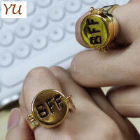 แหวนอะนิเมะที่สวยงาม Cincin Persahabatan BFF น่ารัก,แหวนอะนิเมะปรับขนาดได้สำหรับวัยรุ่นหญิงแหวนมิตรภาพ (พร้อมแล้ว) แหวนน่ารัก Cincin Persahabatan สวยงามแหวนอะนิเมะที่ปรับได้สำหรับสาววัยรุ่นแหวนมิตรภาพ YU-MY