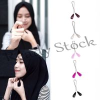 【hot sale】 ❀ B36 LISA New Fashion scarf clip U-shaped klip Tudung kerongsang neck clip brooch Lady Hijab Pin