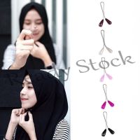 【hot sale】 ◕℗❈ B36 Aibins New Fashion Scarf Clip U-shaped Klip Tudung Kerongsang Neck Clip Brooch Lady Hijab Pin PJK1031​