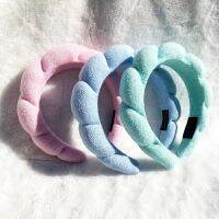 【YF】 Sponge Headband Puffy Makeup Bubble Terry Cloth Co Spa Retro Hair Bands Soft Hairband Headwear