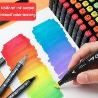 262/204/168/120/100/12 Colors Markers Set Art Painting Brush Pens Drawing Professional Manga School Supplies Korean Stationery