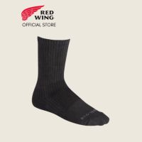 Red Wing Crew Socks Work Combed Cotton Black - 97266